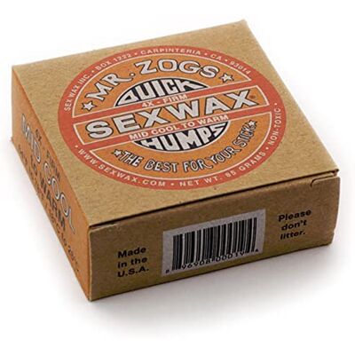 Mr Zogs Sex Wax Sex Wax Surf Wax Quick Humps Oranje Firm Surf Wax Mr Zogs Sex Wax Sex Wax Surf Wax Quick Humps Oranje Firm Surf Wax