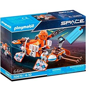 Playmobil 70673 Cadeauset piloot en snelle shuttle de ruimte cadeau-idee klaar om cadeau te geven Playmobil 70673 Cadeauset piloot en snelle shuttle de ruimte cadeau-idee klaar om cadeau te geven