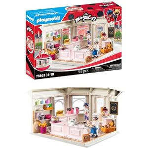 Playmobil Miraculous 71863 Franse bakkerij, speelgoed vanaf 4 jaar, cadeau voor kinderen, bevordert creativiteit en rollenspel, herhalingsbakkerij en interactieve speelfuncties Playmobil Miraculous 71863 Franse bakkerij, speelgoed vanaf 4 jaar, cadeau voor kinderen, bevordert creativiteit en rollenspel, herhalingsbakkerij en interactieve speelfuncties