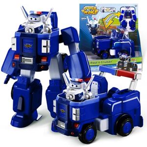 Super Wings Transformeerbare robotauto "Paul's Cruiser" 18 cm + 1 figuur 5 cm Auto en speelgoedvliegtuig Transform-a-Bots uit de animatieserie Speelgoed voor kinderen vanaf 3 jaar Super Wings Transformeerbare robotauto "Paul's Cruiser" 18 cm + 1 figuur 5 cm Auto en speelgoedvliegtuig Transform-a-Bots uit de animatieserie Speelgoed voor kinderen vanaf 3 jaar