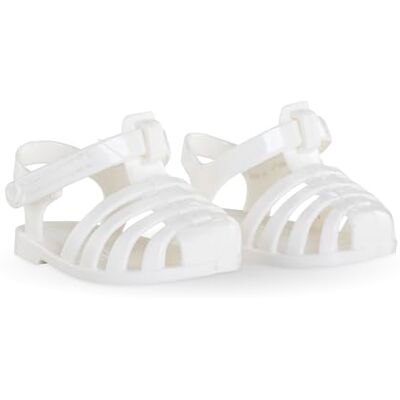 Corolle Witte sandalen, schoenen, voor poppen 36 cm, vanaf 2 jaar, 9000141610 Corolle Witte sandalen, schoenen, voor poppen 36 cm, vanaf 2 jaar, 9000141610