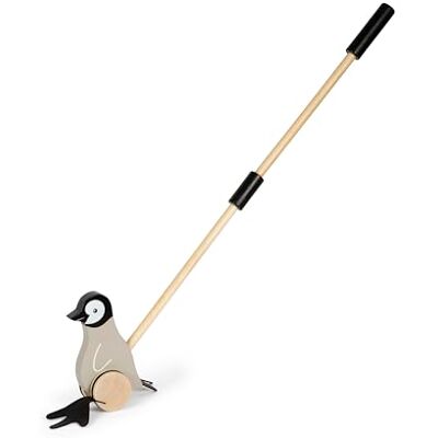 Small Foot Schuifdier penguin, baby walker speelgoed gemaakt van FSC 100% gecertificeerd hout, sliding speelgoed met gewatteerde voeten, voor kinderen vanaf 18 maanden en ouder, 12494 Small Foot Schuifdier penguin, baby walker speelgoed gemaakt van FSC 100% gecertificeerd hout, sliding speelgoed met gewatteerde voeten, voor kinderen vanaf 18 maanden en ouder, 12494