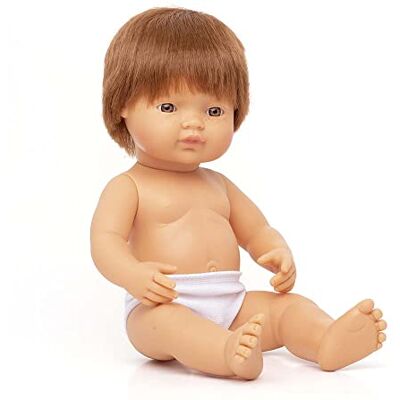 Miniland Baby Redhair Boy 38 cm, 31049 Miniland Baby Redhair Boy 38 cm, 31049