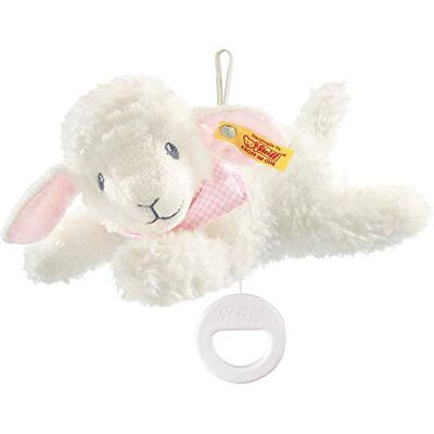 Steiff 239649 – knuffeldier – lam maakt mooie dromen met muziekdoos – roze Steiff 239649 – knuffeldier – lam maakt mooie dromen met muziekdoos – roze