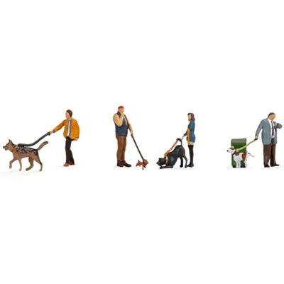 NOCH 15471 Figuren Mensen met Honden Trace H0 HO 1:87 Hond Wandelen Hond Aangelijnd NOCH 15471 Figuren Mensen met Honden Trace H0 HO 1:87 Hond Wandelen Hond Aangelijnd