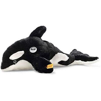 Steiff Ozzie Orca 067525 knuffeldier, zwart/wit, 37 cm Steiff Ozzie Orca 067525 knuffeldier, zwart/wit, 37 cm