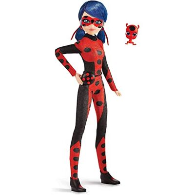 BANDAI Miraculous pop – Ladybug Time to de-evilize – pop met beweegbare mannequin 26 cm – officiële licentie Miraculous – pop Ladybug kostuum zwart en rood – P50006 BANDAI Miraculous pop – Ladybug Time to de-evilize – pop met beweegbare mannequin 26 cm – officiële licentie Miraculous – pop Ladybug kostuum zwart en rood – P50006