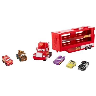Mattel Cars The Movie vrachtwagen Mack Miniracer bevat 5 mini-capaciteit voor 16, meerkleurig ( GWN55), uniseks kinderen. Mattel Cars The Movie vrachtwagen Mack Miniracer bevat 5 mini-capaciteit voor 16, meerkleurig ( GWN55), uniseks kinderen.