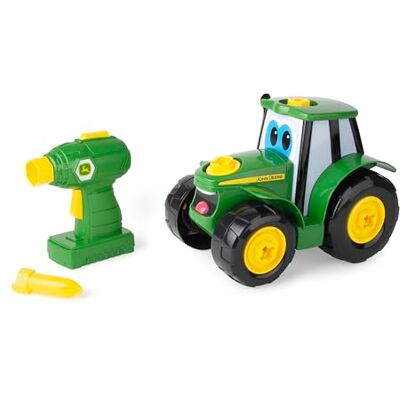 BUILD-A-BUDDY TOMY Bouwspel voor kinderen, ik bouw Mijn Johnny van John Deere 46655, montagespel, educatief speelgoed, eerste leeftijd, elektronische schroevendraaier, groene en gele babytractor, vanaf 18 maanden BUILD-A-BUDDY TOMY Bouwspel voor kinderen, ik bouw Mijn Johnny van John Deere 46655, montagespel, educatief speelgoed, eerste leeftijd, elektronische schroevendraaier, groene en gele babytractor, vanaf 18 maanden