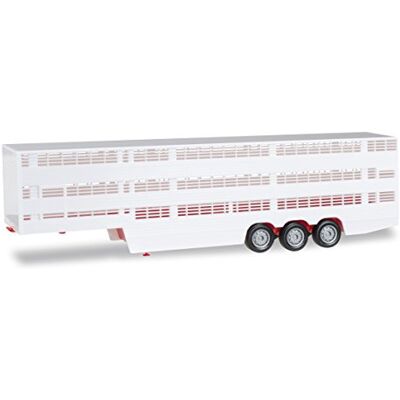 Herpa Revenaanhanger, rood, schaal 1:87, verzamelmodel Herpa Revenaanhanger, rood, schaal 1:87, verzamelmodel