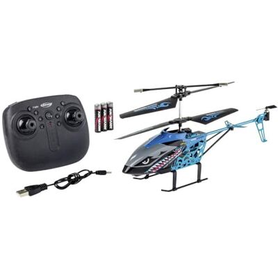 Carson Easy Tyrann 280 500507173 2.4G 100% RTF blauw radiografisch bestuurbare helikopter, robuust RTF-model (klaar om te vliegen) voor beginners, met batterijen, voor kinderen vanaf 12 jaar Carson Easy Tyrann 280 500507173 2.4G 100% RTF blauw radiografisch bestuurbare helikopter, robuust RTF-model (klaar om te vliegen) voor beginners, met batterijen, voor kinderen vanaf 12 jaar