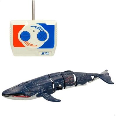 COLORBABY 47671 Racing Boat Radiografisch bestuurde walvis, 20 x 9 x 3,5 cm, afstandsbediening, 6 richtingen, frequentie 27 MHz, bereik 5-6 m, radiografisch bestuurd speelgoed, realistische dieren, 4 COLORBABY 47671 Racing Boat Radiografisch bestuurde walvis, 20 x 9 x 3,5 cm, afstandsbediening, 6 richtingen, frequentie 27 MHz, bereik 5-6 m, radiografisch bestuurd speelgoed, realistische dieren, 4