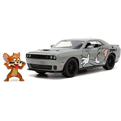 Jada Toys Tom & Jerry 2015 Dodge Challenger 253255047 schaal 1:24 Jada Toys Tom & Jerry 2015 Dodge Challenger 253255047 schaal 1:24