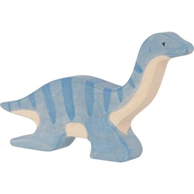 Goki Holztiger 80609 Plesiosaurus, dinosaurus, hout, blauw, ca. 20 cm Goki Holztiger 80609 Plesiosaurus, dinosaurus, hout, blauw, ca. 20 cm