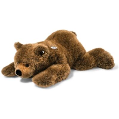 Steiff Urs de bruine beer, schattige metgezel met kunststof ogen, kinderen, jongens en meisjes, 90 cm, lichtbruin, 070068 Steiff Urs de bruine beer, schattige metgezel met kunststof ogen, kinderen, jongens en meisjes, 90 cm, lichtbruin, 070068