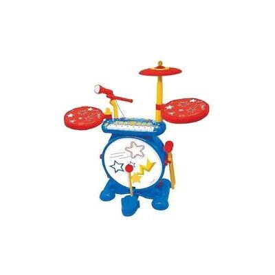 Lexibook , Elektronische batterij voor kinderen, muziekspel, gemengd Realistische drumgeluiden, toetsenbord met 8 toetsen, MP3-ingang, zitting inbegrepen Lexibook , Elektronische batterij voor kinderen, muziekspel, gemengd Realistische drumgeluiden, toetsenbord met 8 toetsen, MP3-ingang, zitting inbegrepen