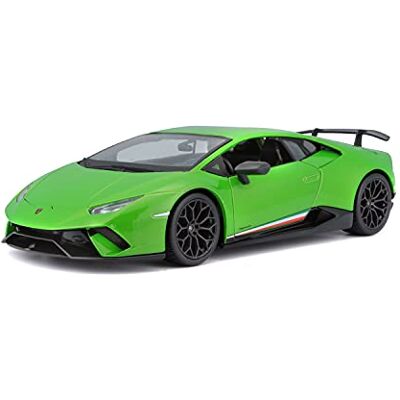 Bburago Maisto-1/18 Lamborghini Huracan krachtige auto, M31391, groen Bburago Maisto-1/18 Lamborghini Huracan krachtige auto, M31391, groen