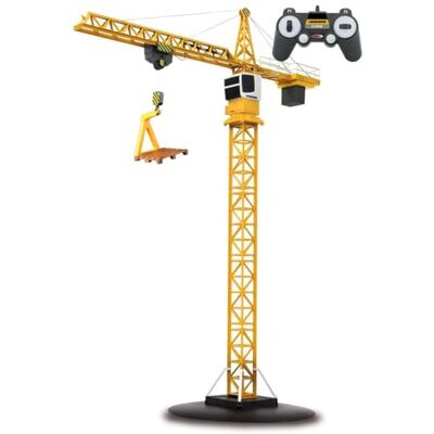 Jamara 405109 Liebherr 2,4 G Torendraaikraan, Eindeloze Draaiing Van De Toren In En Tegen De Klok In, Meerkleurig, 76 x 36 x 100 cm Jamara 405109 Liebherr 2,4 G Torendraaikraan, Eindeloze Draaiing Van De Toren In En Tegen De Klok In, Meerkleurig, 76 x 36 x 100 cm