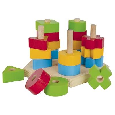 Eichhorn 100002087 insteekplaat, 21 delen beukenhout, 5 verschillende symbolen, 20 stuks voor kinderen vanaf 12 maanden. Afmetingen: 18 x 10 cm Eichhorn 100002087 insteekplaat, 21 delen beukenhout, 5 verschillende symbolen, 20 stuks voor kinderen vanaf 12 maanden. Afmetingen: 18 x 10 cm