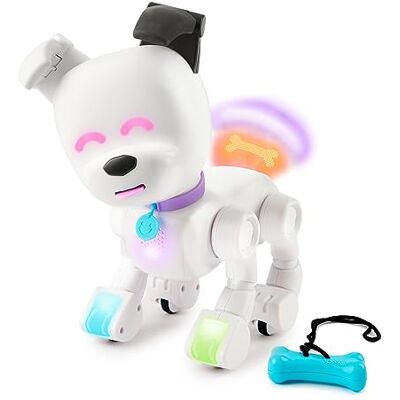Dog-E interactieve robot met kleurrijke ledlampen, meer dan 200 geluiden en reacties, verbonden met een app (vanaf 6 jaar) Dog-E interactieve robot met kleurrijke ledlampen, meer dan 200 geluiden en reacties, verbonden met een app (vanaf 6 jaar)