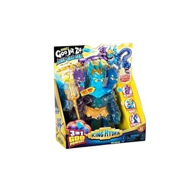 BANDAI Heroes of Goo JIT Zu King Hydra figuur met 3 koppen, rekbaar en plat speelgoed, super elastisch en duurzaam, verzamelpop, veelkleurige draak, cadeau voor kinderen vanaf BANDAI Heroes of Goo JIT Zu King Hydra figuur met 3 koppen, rekbaar en plat speelgoed, super elastisch en duurzaam, verzamelpop, veelkleurige draak, cadeau voor kinderen vanaf