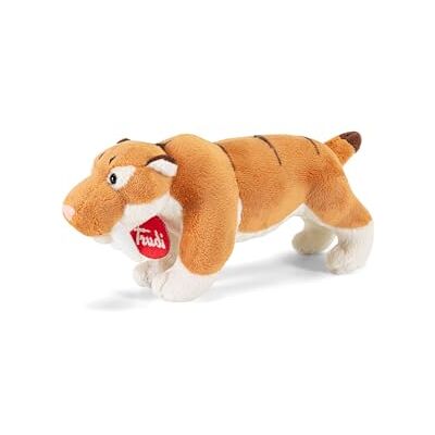 Trudi Tijger Dinosaurus van pluche, cadeau voor verjaardag en Kerstmis, 19 x 10 x 7 cm, maat XS, prehistorische dieren, model 51185 Trudi Tijger Dinosaurus van pluche, cadeau voor verjaardag en Kerstmis, 19 x 10 x 7 cm, maat XS, prehistorische dieren, model 51185