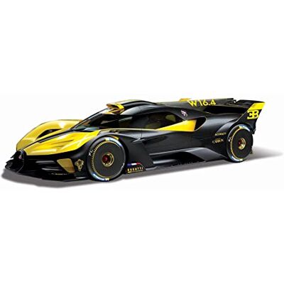 Bburago Burago Bugatti Bolide geel in schaal 1:18 miniatuurverzamelauto voor kinderen en volwassenen Sportmodel 2022 met gedetailleerde afwerking en realistisch design Bburago Burago Bugatti Bolide geel in schaal 1:18 miniatuurverzamelauto voor kinderen en volwassenen Sportmodel 2022 met gedetailleerde afwerking en realistisch design