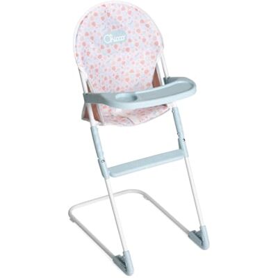 Chicco Kinderstoel voor poppen, voor kinderen vanaf 3 jaar, speelgoedkinderstoel, met metalen frame en realistische details, dienblad en voetensteun van kunststof, licht en eenvoudig te monteren Chicco Kinderstoel voor poppen, voor kinderen vanaf 3 jaar, speelgoedkinderstoel, met metalen frame en realistische details, dienblad en voetensteun van kunststof, licht en eenvoudig te monteren