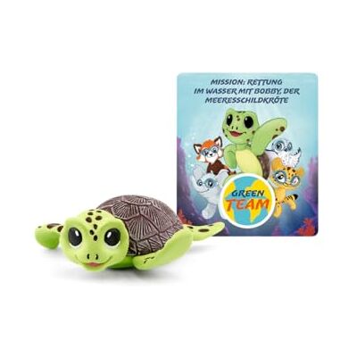 tonies Hoorfiguur voor Toniebox, Green Team Missie: redden in het water met Bobby, zeeschildpad, audiospel voor kinderen vanaf 4 jaar, speeltijd ca. 64 minuten tonies Hoorfiguur voor Toniebox, Green Team Missie: redden in het water met Bobby, zeeschildpad, audiospel voor kinderen vanaf 4 jaar, speeltijd ca. 64 minuten