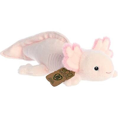 Aurora World- , 35100, Eco Nation Axolotl, milieuvriendelijk pluche, roze, roze Aurora World- , 35100, Eco Nation Axolotl, milieuvriendelijk pluche, roze, roze