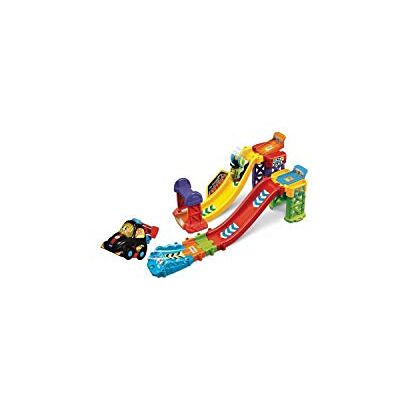 VTech Tut Tut Flitsers Springplank Extreme Watervallen en Lucas, Koning van het Kampioenschap FR versie VTech Tut Tut Flitsers Springplank Extreme Watervallen en Lucas, Koning van het Kampioenschap FR versie