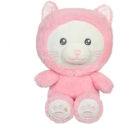 Gipsy Toys Pluche dier kat Hoody Pets – 24 cm – poederroze Gipsy Toys Pluche dier kat Hoody Pets – 24 cm – poederroze