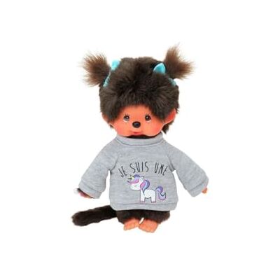 BANDAI Monchhichi Pluche eenhoorn 20 cm 80331 BANDAI Monchhichi Pluche eenhoorn 20 cm 80331