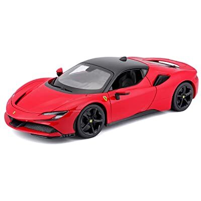 Bburago Burago Ferrari SF 90 Stradale Reproduction de Voiture Miniature à échelle 1/18 Rouge Jouet pour Enfant à Collectionner idéale dès 3 Ans B18-16015 Bburago Burago Ferrari SF 90 Stradale Reproduction de Voiture Miniature à échelle 1/18 Rouge Jouet pour Enfant à Collectionner idéale dès 3 Ans B18-16015