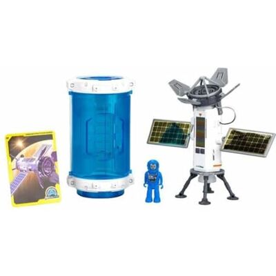 SilverLit ASTROPOD – Communicatiestation: Karakter- en Stationset 15 cm Thema van het universum en de ruimte 15-delige bouwset om in elkaar te zetten Vanaf 6 jaar SilverLit ASTROPOD – Communicatiestation: Karakter- en Stationset 15 cm Thema van het universum en de ruimte 15-delige bouwset om in elkaar te zetten Vanaf 6 jaar