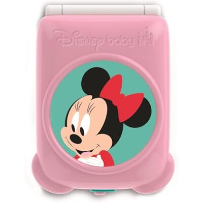 Clementoni Disney Baby Minnie Flip Phone, kindertelefoon 9-36 maanden Activiteitencentrum met 4 knoppen ter bevordering van het imitatiespel met licht en geluiden, 17515 Clementoni Disney Baby Minnie Flip Phone, kindertelefoon 9-36 maanden Activiteitencentrum met 4 knoppen ter bevordering van het imitatiespel met licht en geluiden, 17515