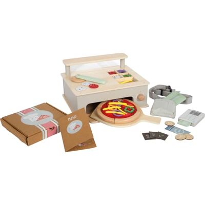 Small Foot Pizza set van hout, multifunctionele pizzaoven met accessoires, vanaf 3 jaar, 12696 Small Foot Pizza set van hout, multifunctionele pizzaoven met accessoires, vanaf 3 jaar, 12696