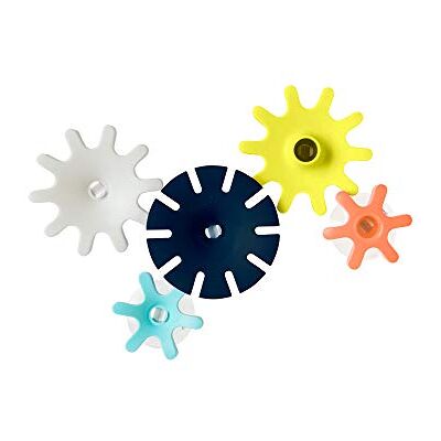 Boon B11375 COGS Bouwset (5-delig), babybad, zuignaptandwielen, waterspel voor kinderen, geschikt voor jongens en meisjes vanaf 12 maanden Boon B11375 COGS Bouwset (5-delig), babybad, zuignaptandwielen, waterspel voor kinderen, geschikt voor jongens en meisjes vanaf 12 maanden