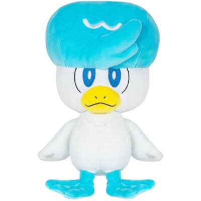 Pokémon Quaxly Plush pluche dier met authentieke details, 20,3 cm Pokémon Quaxly Plush pluche dier met authentieke details, 20,3 cm