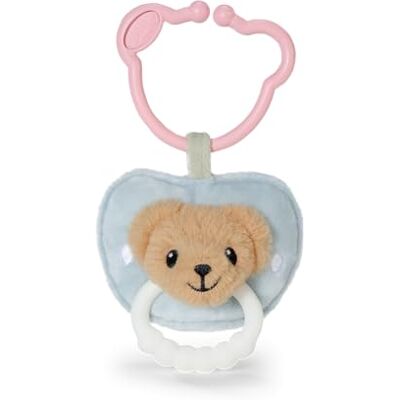 BABY born for babies Pluche fopspeen met beergezicht, bijtring met clip, 18 cm, pieper, wasbaar BABY born for babies Pluche fopspeen met beergezicht, bijtring met clip, 18 cm, pieper, wasbaar