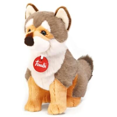 Trudi Lupetto wolf pluche spel Park Collection. Pluche kerstcadeau. Bosdieren 21x22,5x9 cm maat S Collectie Parc del Stelvio model 24046 Trudi Lupetto wolf pluche spel Park Collection. Pluche kerstcadeau. Bosdieren 21x22,5x9 cm maat S Collectie Parc del Stelvio model 24046