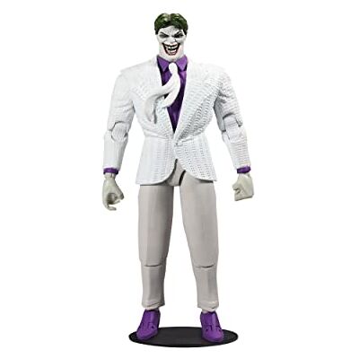 McFarlane Toys DC Dark Knight Returns The Joker figuur 17,8 cm met 22 bewegende delen, DC-figuur om te verzamelen met unieke karakterkaart om te verzamelen, vanaf 12 jaar McFarlane Toys DC Dark Knight Returns The Joker figuur 17,8 cm met 22 bewegende delen, DC-figuur om te verzamelen met unieke karakterkaart om te verzamelen, vanaf 12 jaar