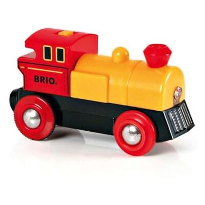 Brio 33594 Locomotief op batterijen geel motortrein op twee richtingen aangedreven motor. Voor kinderen vanaf 3 jaar. Voor treinliefhebbers. Brio 33594 Locomotief op batterijen geel motortrein op twee richtingen aangedreven motor. Voor kinderen vanaf 3 jaar. Voor treinliefhebbers.