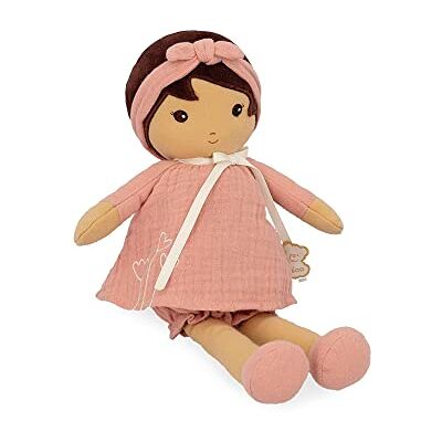 KALOO Tendresse – mijn 1e pop van amandine stof – lappenpop 32 cm – roze Machinewasbaar, stimuleert de verbeelding, eeuwige vriend voor kinderen, zachte en knuffelige metgezel KALOO Tendresse – mijn 1e pop van amandine stof – lappenpop 32 cm – roze Machinewasbaar, stimuleert de verbeelding, eeuwige vriend voor kinderen, zachte en knuffelige metgezel