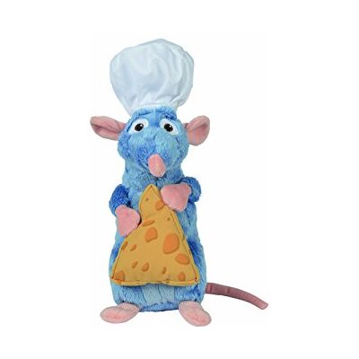 Disney Simba 6315874987 pluche dier Remy, met muts en kaas, ± 25 cm Disney Simba 6315874987 pluche dier Remy, met muts en kaas, ± 25 cm