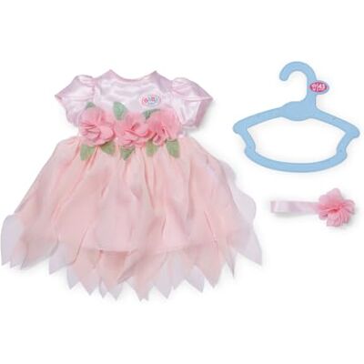 BABY born Bloemenfee outfit met roze jurk, bloemendecoratie en hoofdband voor poppen, 43 cm BABY born Bloemenfee outfit met roze jurk, bloemendecoratie en hoofdband voor poppen, 43 cm