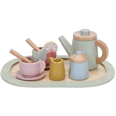 Little Dutch Tiamo 7006 Wooden Tea Set Pastel Little Dutch Tiamo 7006 Wooden Tea Set Pastel