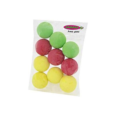 Jamara 460314 Mc Fizz Fizzy Balls 460312/460313 Softball Balls 10 stuks Jamara 460314 Mc Fizz Fizzy Balls 460312/460313 Softball Balls 10 stuks
