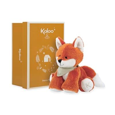 KALOO Les Amis Pluche baby paprika de vos 13 cm zeer zacht materiaal geschenkdoos vanaf de geboorte, K963492 KALOO Les Amis Pluche baby paprika de vos 13 cm zeer zacht materiaal geschenkdoos vanaf de geboorte, K963492