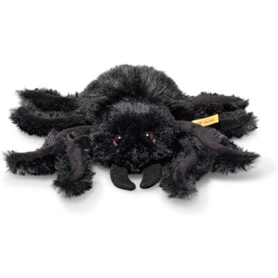 Steiff Cobweb spin, schattig pluche, kinderen, jongens en meisjes, vrienden, 14 cm, klein, zwart, 061721 Steiff Cobweb spin, schattig pluche, kinderen, jongens en meisjes, vrienden, 14 cm, klein, zwart, 061721